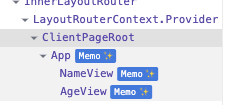 A screenshot for a badge through components optimized using react compiler in react devtools