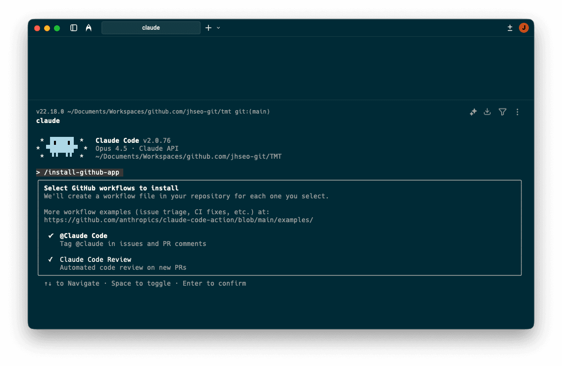 Select GitHub Workflows